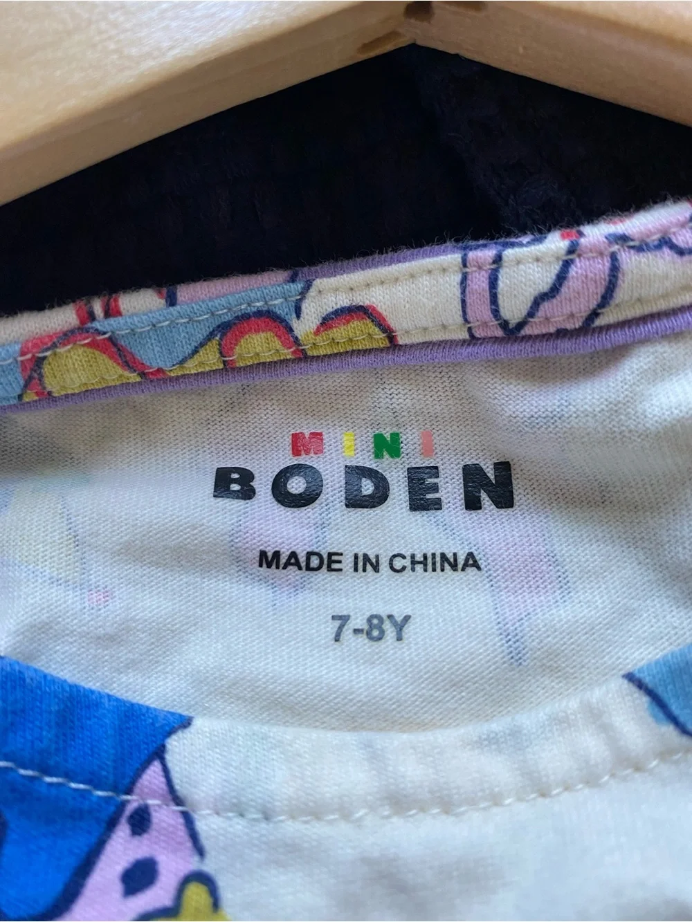 Mini Boden Celebration Dogs and cats Jersey dress Size 7-8